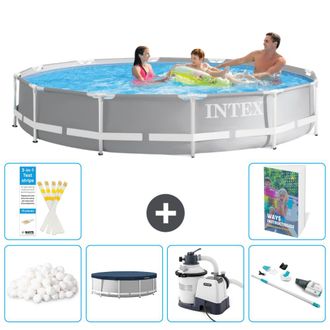 Intex Piscina Prism Frame Redonda - 366x76 Cm - 7-piezas S169
