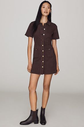 Paige Clementine Denim Mini Dress