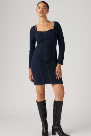 Levi's 80s Cocktail Dress - Women - XS - Medium Wash / Totally Tubular