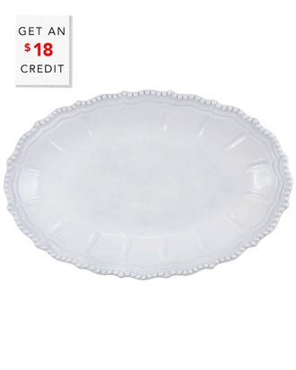 Vietri Vietri Incanto Baroque Large Oval Shallow Bowl With $26 Credit