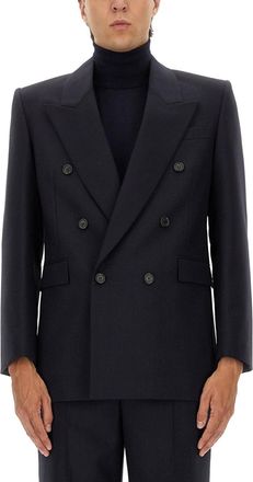 Saint Laurent Double-Breasted Wool Jacket
