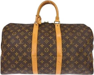Louis Vuitton Pre-owned Weekend Bags, unisex, Brown, Size: ONE SIZE Pre-owned Keepall Bag