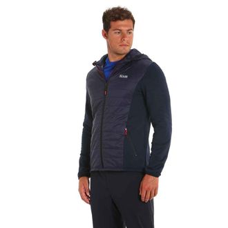 Slam Slam Active Hood Hybrid Full Zip Fleece XL