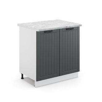Vicco Armario De Esquina R-line, Hormig&oacute;n, 75.6 Cm, Et Roble