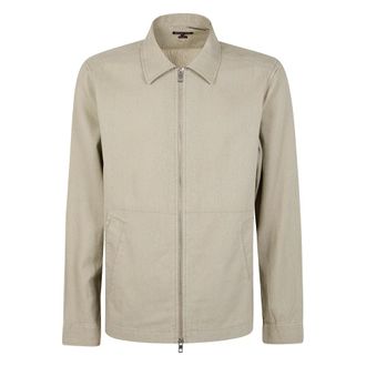 Michael Kors Heren, Jassen, Beige, Maat: M Katoen