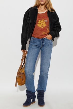 Isabel Marant T-shirt Kiliann, Womens, Brown