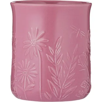 Mason Cash In The Meadow Utensil Crock, 6 x 5 in Pink at Nordstrom