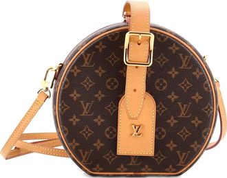 Louis Vuitton Petite Boite Chapeau Bag Monogram Canvas crossbody bag - Bruin