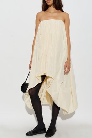 Jil Sander Asymmetrical Skirt, Womens, Cream
