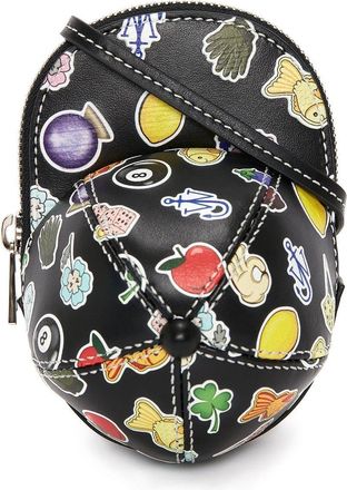 J.W.Anderson nano Cap cross body bag - unisex - CALFSKIN - One Size - Black
