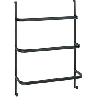 WENKO Toallero Para Puerta Irpinia Negro