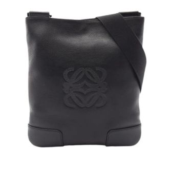 Loewe Pre-owned Crossbody Bag - Dames - Pre-owned - Zwart - Maat: ONE Size Leer