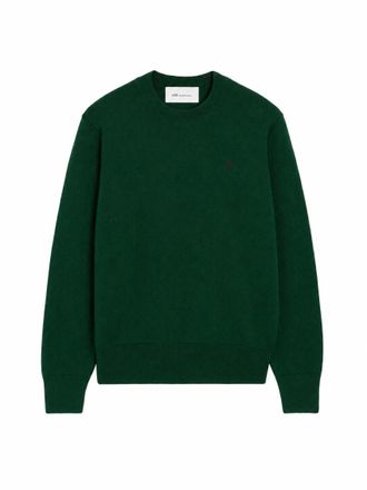 Ami Bottle Green Regular Sweater