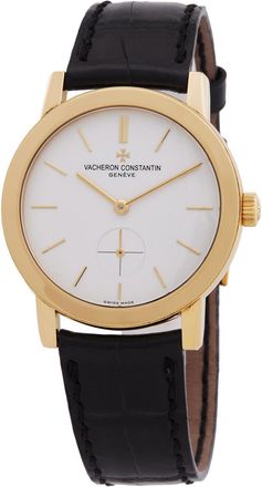 Vacheron Constantin Pre-owned Vacheron Constantin Traditionnelle Hand Wind Silver Dial Mens Watch 82172000R-9382