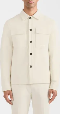 Mackage Porter Organic Cotton Blend Jacket in Cream at Nordstrom, Size 46