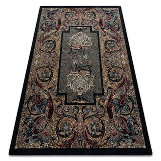 RugsX Rugsx - Tappeto Di Lana Polonia Mozaika, Mosaico Orientale Blu Scuro Blue 200x300 Cm