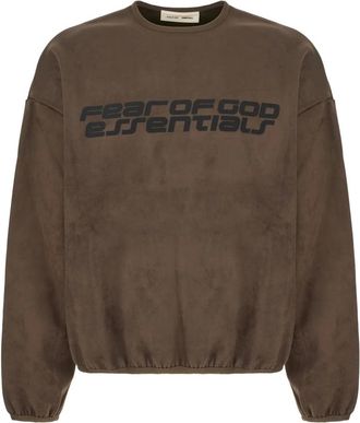 Fear of God Modern Crewneck Sweatshirt - Heren - Sweatshirts - Bruin - S - Katoen - Hoodies & sweatvesten