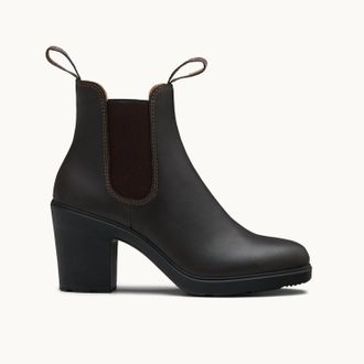 Blundstone Womens High Heeled Boots In Brown