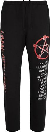 Local Authority Cotton Broeken - Heren - Sweatpants - Zwart - L - Katoen - Broeken