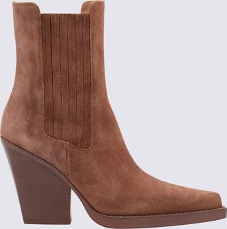 PARIS TEXAS Camel Suede Boots