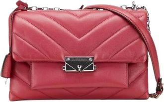 Michael Kors Pre-owned Cross Body Bags, female, Red, Size: ONE SIZE Pre-owned Leather Shoulder Bag