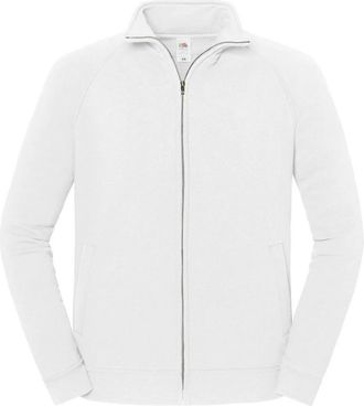 Fruit Of The Loom Fruit of the Loom Unisex Adult Iconic Premium Sweat Jacket (Wit)