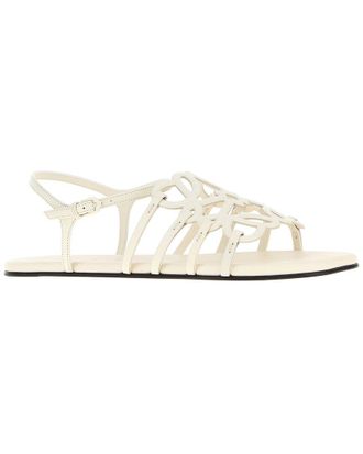 Loewe Petal Anagram Leather Sandal