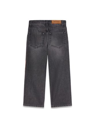 Palm Angels Cotton Denim Jeans - Black
