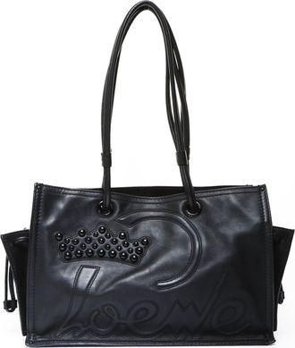 Loewe Black Leather Tote Bag (Pre-Owned)
