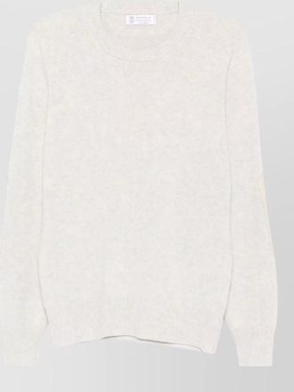Brunello Cucinelli cashmere crew neck long sleeve jumper