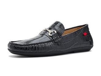 Marc Joseph New York Wall Street Mens Shoes Black Croco : 10.5 M, Leather