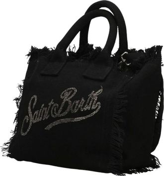 MC2 Saint Barth Tote Bags, female, Black, Size: ONE SIZE Borsa Colette