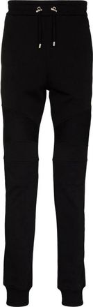Balmain Foil Zwarte Trainingsbroeken - Heren - Sweatpants - Zwart - L - Katoen - Broeken