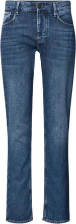 Emporio Armani J75 Slim-fit Jeans - Heren - Slim Fit Jeans - Blauw - W32 - Katoen - Jeans