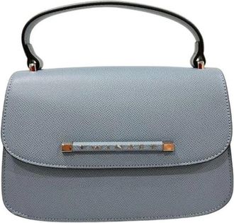 Twinset Luxe PU Lederen Handtas - Dames - Handtassen - Blauw - ONE Size - Leer - Tassen