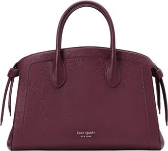 Kate Spade New York Kate Spade New York Knott Large Zip-Top Leather Satchel