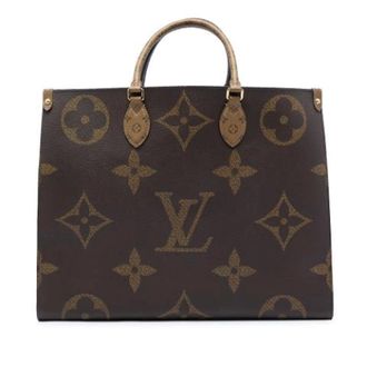 Louis Vuitton Pre-owned On The Go GM - Dames - Pre-owned - Bruin - Maat: ONE Size