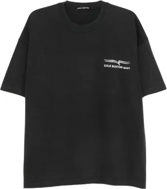 Cole Buxton Tops, Heren, Zwart, XL, Katoen, Sport T-shirt
