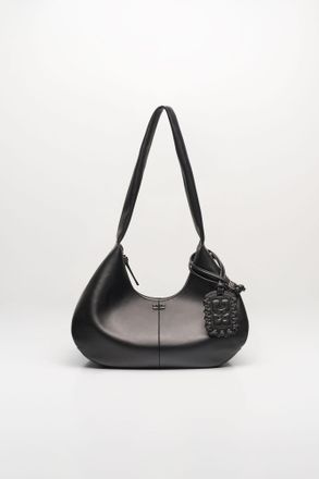 Ganni Black Medium Hobo Bag