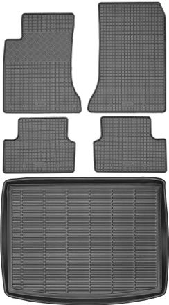 OEM Juego De Alfombrillas De Goma Para Coche Y Alfombrilla Para Maletero Para Mercedes Gla X156 Crossover (2013)