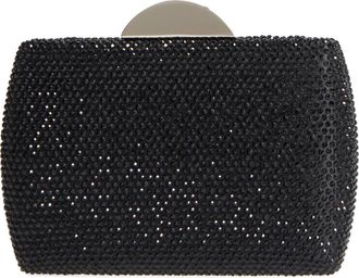 Nina Pacey Crystal Minaudi&egrave;re in Black at Nordstrom