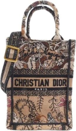 Dior Pre-owned Tote Bags, female, Multicolor, Size: ONE SIZE Pre-owned Canvas Tote Bag