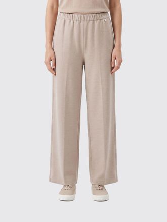 Herno Pantaloni palazzo in misto lana a gamba larga con vita elasticizzata