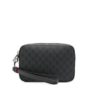 Gucci GG Supreme Canvas Clutch Bag