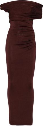 Self Portrait Draped Maxi Dress