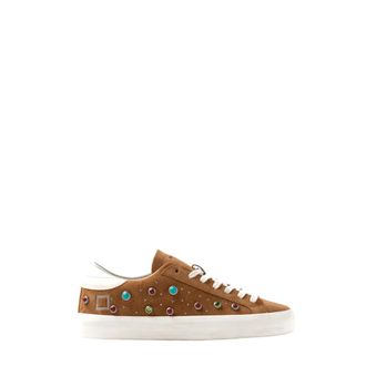 D.A.T.E. D.a.t.e., Schoenen, Dames, Bruin, 37 EU, Katoen, Hill Low Studs