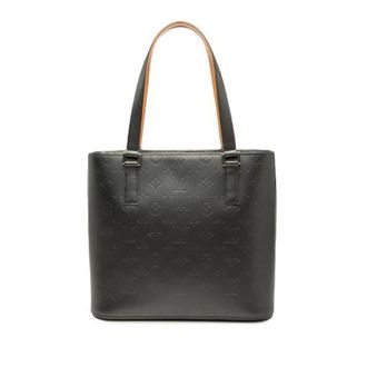 Louis Vuitton Pre-owned Stockton - Dames - Pre-owned - Grijs - Maat: ONE Size Leer
