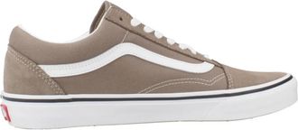 Vans Old Skool Leren Sneakers - Heren - Sneakers - Bruin - 40 EU - Schoenen