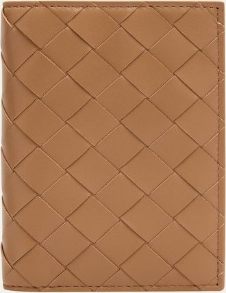 Bottega Veneta Leather Passport Case