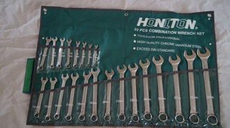 OEM Juego De Llaves Combinadas Plana-ojal Honiton, Modelo 22 Piezas, Tama&ntilde;os De 6 A 32mm, Ideal Para Trabajos De Alta Precisi&oacute;n, Durabilidad Superior, Dis